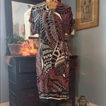 Cato  Modern Tribe in Bossa Nova Multicolor Geometric Print Wrap Dress NWT Photo 4