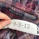 Brandy Melville  Shirt‎ Womens Small Red Plaid Flannel Button Up 100% Cotton Photo 2