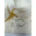 Brand New Ruby Ribbon Women's Size 30 White Second Skin Sheer Demiette Photo 4