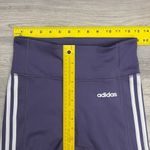 Adidas Climalite Light Purple with With Stripes Cropped Leggings Size Small Photo 7