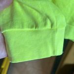 ZARA  Washed Neon Yellow Sweatshirt No Need To Stress Size Small Oversized Photo 3