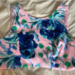 Lilly Pulitzer  Jemma   Crop Top Sleeveless sweet pea ‎ TOP ONLY  Size 10 Photo 0