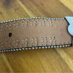 Nocona leather rhinestone hearts crosses belt size large Black Photo 7