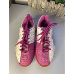 K-Swiss Womens Tennis Shoes Pink White Low Top Lace Up Athletic Size 5 Photo 3