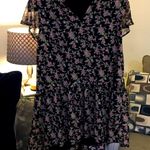 The Loft OVERSIZED FLOUNCE DRESS WITH GOLD METALLIC SPECKS Photo 0