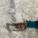 Ralph Lauren buckle blue Italian leather belt Photo 1
