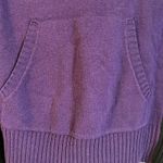 Ralph Lauren Lauren Women 1X Knit Hoodie Purple Black Kangaroo Pocket Boho Photo 8
