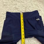 Running Bear Carbon38 the standard high rise‎ mesh leggings navy blue size 2/4 Photo 5