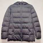 Uniqlo Gray Puffer Hooded Jacket Photo 0