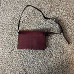 Tignanello clutch/ belt‎ bag Red Brown Leather Photo 1