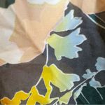 7th Avenue Sheer Grey blouse with gold and pastel colors Gray Size L Photo 1