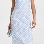 Amanda Uprichard NWT  Shiran Dress in‎ Meadow Plaid Sz Medium $211 Photo 0