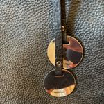 Calvin Klein Black Studded Pebbled Leather Tote Bag Photo 1