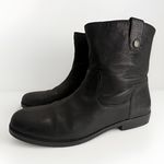Arturo Chiang ‎ Womens Black Leather Chelsea Pull On Boots Size 7M Photo 0