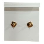 Kate Spade Snow Day Ice Skate Stud Earrings Gold CZ | New Photo 2