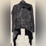 Lauren Moshi  Web Net Women’s Black Cardigan Size Small Photo 4