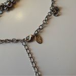Lia Sophia  silver beaded statement necklace Photo 2