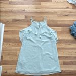 BCBGeneration  Light Blue mint Chiffon Dress small Photo 14