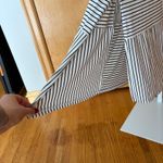 J Jill Black White Stripe Maxi Dress Petite L Sleeveless Tunic Size undefined Photo 4