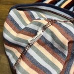 Madewell  Izzy Stripped Tee T -Shirt Velour Velvet Boxy Boy Preppy XXS Photo 6