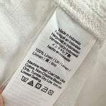 Madewell The Zoe Relaxed Wide Pant in 100% Linen Salt White Minimalist US 0 NWT Photo 13