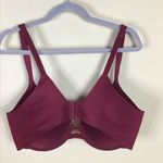 Auden Women’s Burgundy light lift Plunge Bra size 38DD NWOT Photo 2