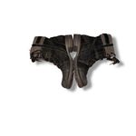 Earth Spirit Madera Black Lace Up Faux Fur Leather Side Zip Boots Sz 10 Photo 2