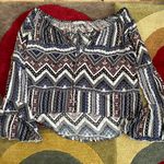 Gab & Kate Gab Kate Peasant Bohemian Wide Bell Sleeve High Low Long Sleeve Top Medium Photo 0