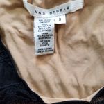 Max Studio  Black Ruffle and Lace Tank S Photo 6