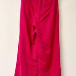 Cami NYC Rylie Linen Blend High Waisted Wide Leg Trouser Raspberry Womens Size S Photo 2