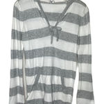 Michael Stars ‎ Striped Hoodie Sweater Photo 0