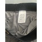 Nike Pro Dri-Fit Gray Womens Leggings size Medium Glitter Swoosh Photo 5