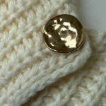 Chunky Knit Sweater Vest Gold Size M Photo 1