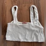 Show Me Your Mumu $108 Tara White Sequin Crop Top Tank Bridal Wedding Photo 2