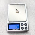 14k Gold Pearl Pendant Two Tone Diamond Shape Elegant Luxury Fine Photo 2