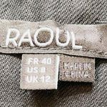 Raoul Black Silk Structured Silk V Photo 3