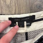Marc Jacobs  Tweed Bouclé Shorts Size 2 Made in Italy Black White Wool Photo 3