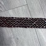 Women’s Brown Braided Leather Belt Western Boho Festival Photo 3