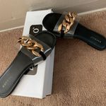 Bamboo Black / Gold Sandals Size 8 Photo 0