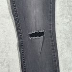 Levi's 524 Jeans Juniors 3 26" Washed Black Distress Skinny Everyday Basic Casual Photo 5