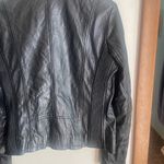 MAURITIUS Lany Leather Moto Jacket Black Size M Photo 8
