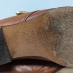 1980s Vintage Proposta Italian Leather Loafers with Western Buckle Brown Size 37 Photo 6