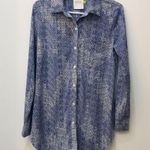 Lysse Lyssé Women's blue white Blouse size small Photo 6