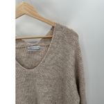 Urban Outfitters Sweater Women XS Cream Knit Oversized Long Sleeve Acrylic Blend Photo 2