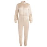 Alice + Olivia  Levi Zip Front Jumpsuit in Almond Women’s Size Small NWT Photo 2