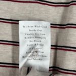 Frank & Eileen Tee Lab Shirt Continuous Sleeve Tee Oatmeal Stripe Crew Neck XS Photo 7