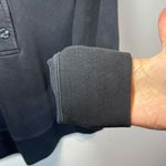 Athleta Women's Balance Henley Sweatshirt Black Casual Athletic Minimalist Sz XS Photo 5