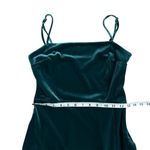 EXPRESS Velvet Spaghetti Strap Slip Bodycon Stretchy Mini Dress w/ Slit Size XS Photo 7