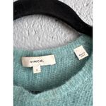 Vince  Knit Alpaca Mohair Blend Crewneck Sweater size S in Teal Photo 2