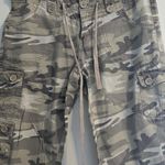 Bebop Green Camouflage Cargo Shorts Photo 4